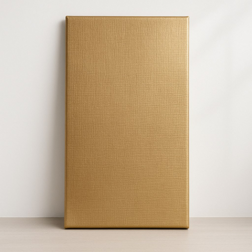 Gold canvas on a stretcher 40x80