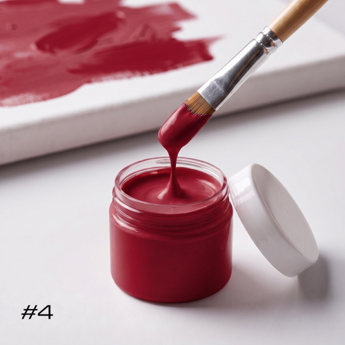 Acrylic paint. в тубе 30 мл  #4 "Красная гвоздика