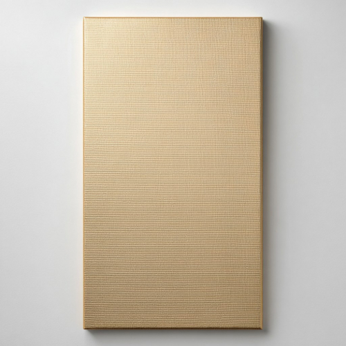 Gold canvas on a stretcher 50x100