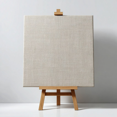 Linen canvas on a stretcher 60x60