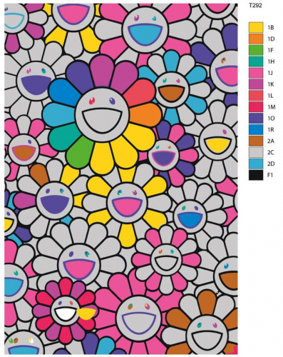 Картина по номерам Т292 "Ромашки" 80x120