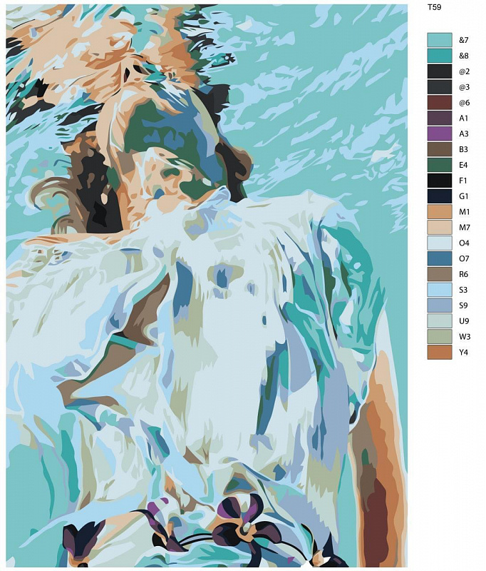 Картина по номерам Т 59 "Утопия", 40x60 см