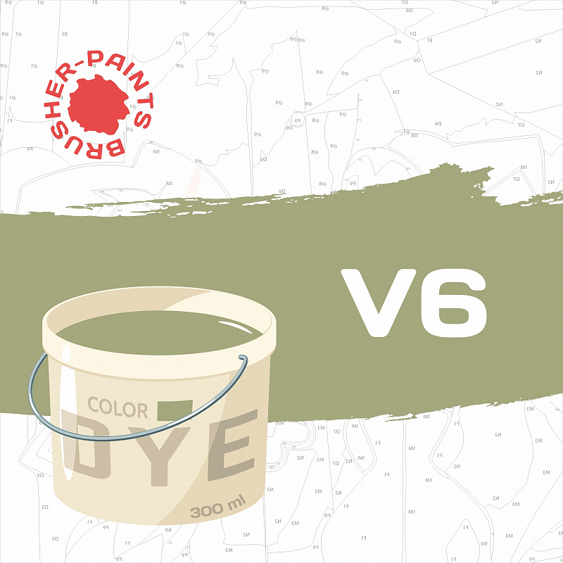 Acrylic paint in a 300 ml tube. "V6 - Gray-beige"